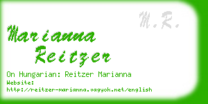 marianna reitzer business card